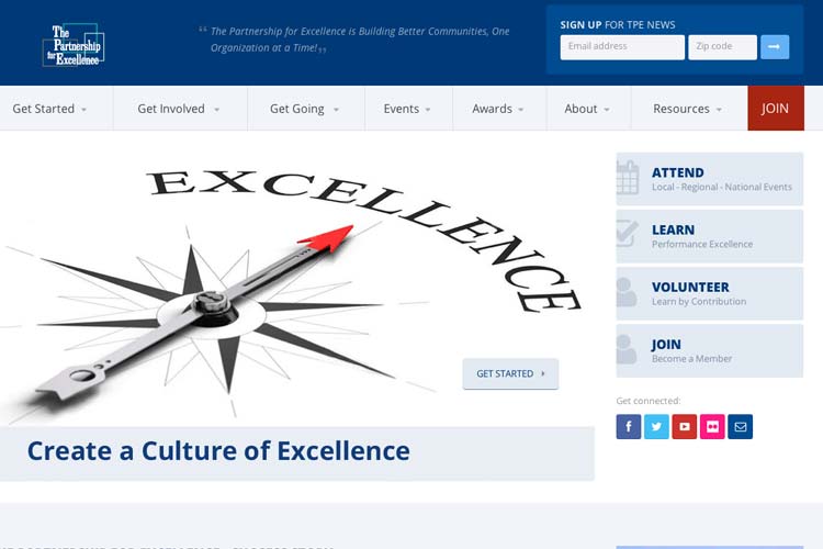 Website - The Partnership for Excellence